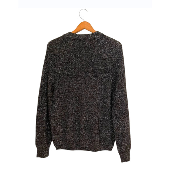 Black Metallic Pullover Sweater - Urban Outfitters - Size S - Picture 4 of 6